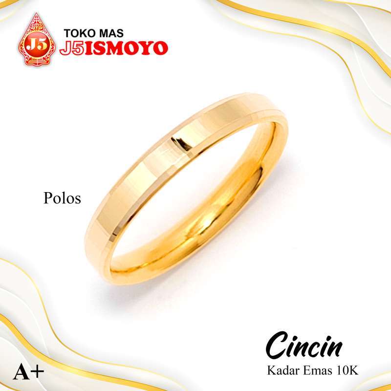 Cincin emas plain discount