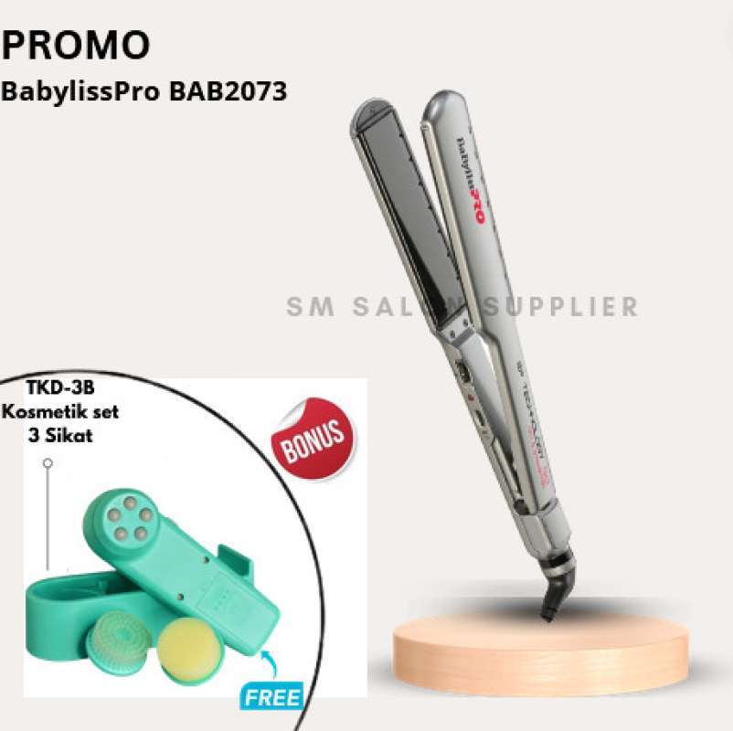 Jual Catok BaByliss Pro Nano Titanium Silver 38mm BAB 2073