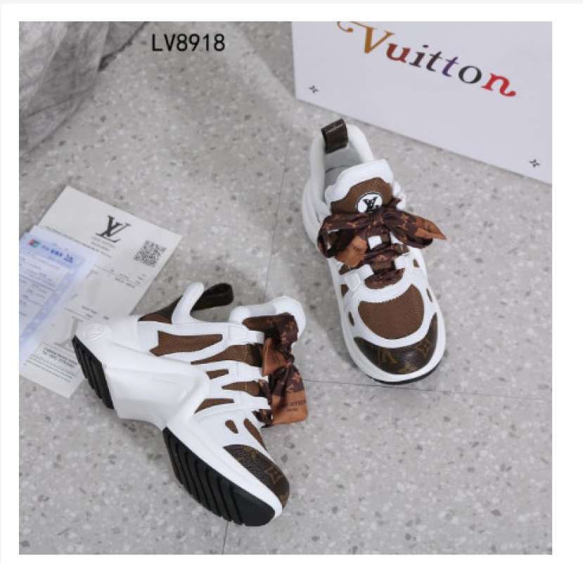 Jual Best Seller Sports Sneakers Shoes For Women Louis Vuitton Lv