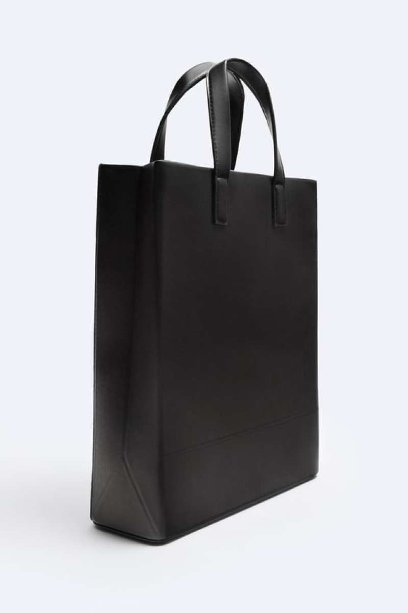 Minimalist tote online bag zara