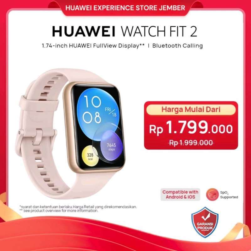 HUAWEI WATCH FIT SmartWatch FullView Bluetooth Calling  Smart Fitness Health Management