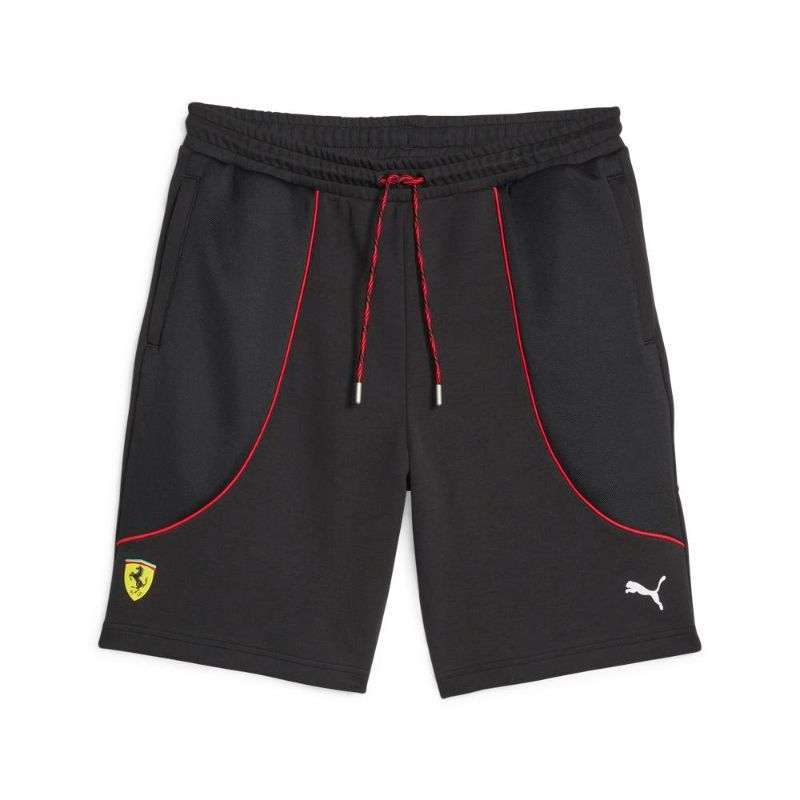 Promo Puma Men Ferrari Race Sweat Shorts Black 62094401 L Black