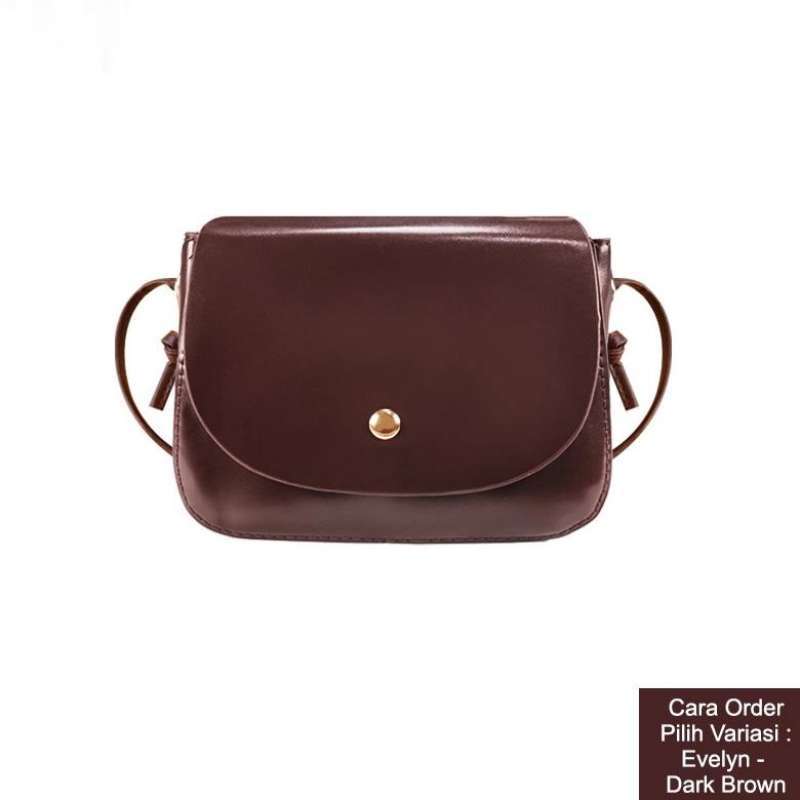 EVELYN Tas Selempang Wanita Elegant Outdoor Sling Bag Anak Remaja Perempuan Crossbody Travel Hp Kecil Shoulder