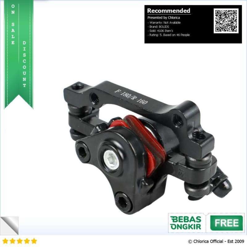 Jual BOLIDS Spare Part Rem Sepeda Rear Disc Brake Caliper F180