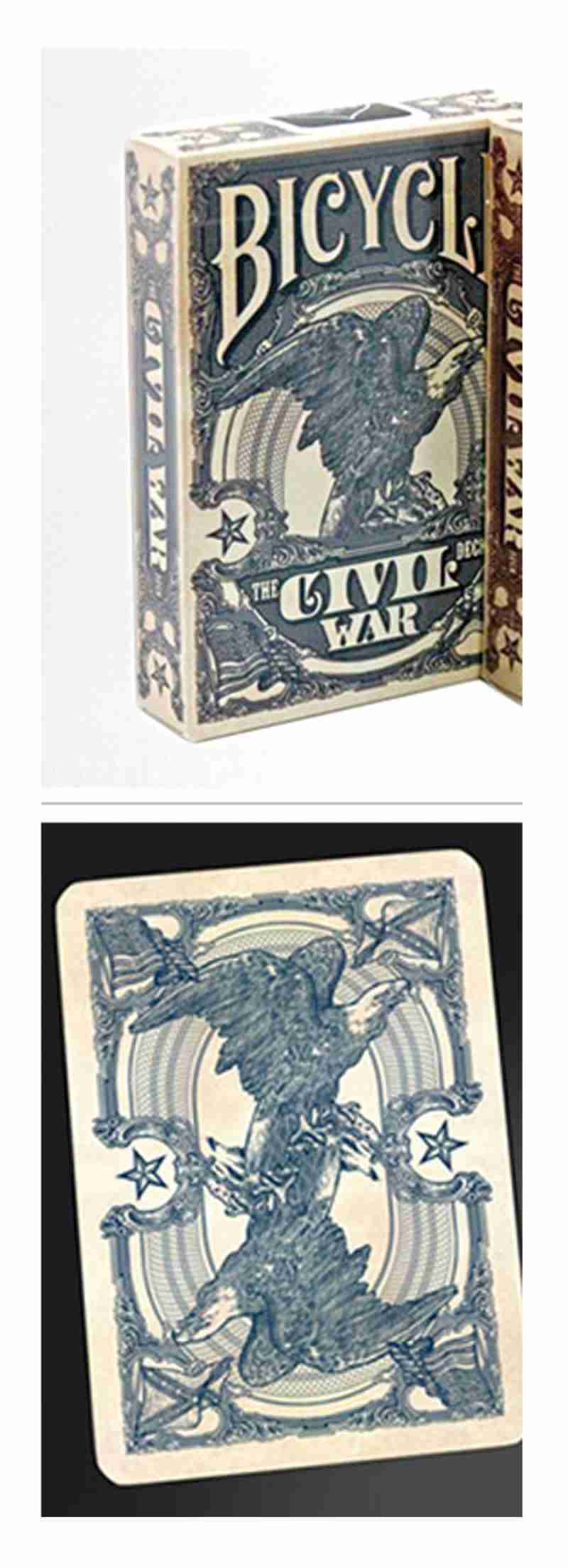 Bicycle civil war discount deck