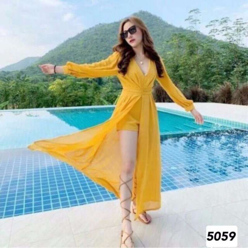 Jual Jumpsuit Scuba Wanita Callista Jumpsuit Polos Baju Pantai Maroon Di Seller Wellmart Premier Cengkareng Timur Kota Jakarta Barat Blibli