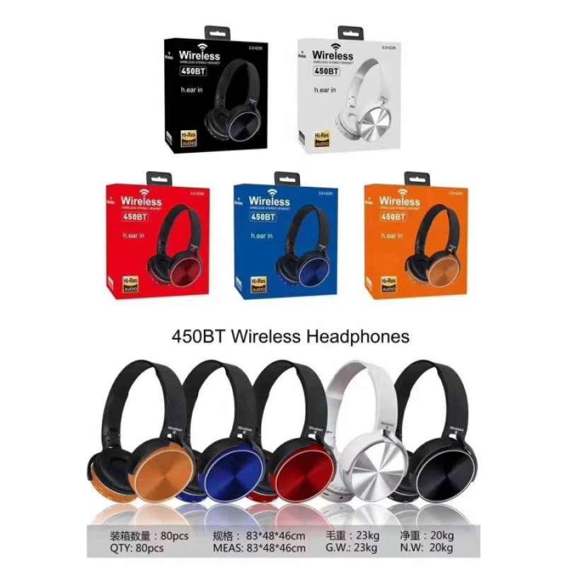 Jbl wireless stereo headset 450 bt clearance