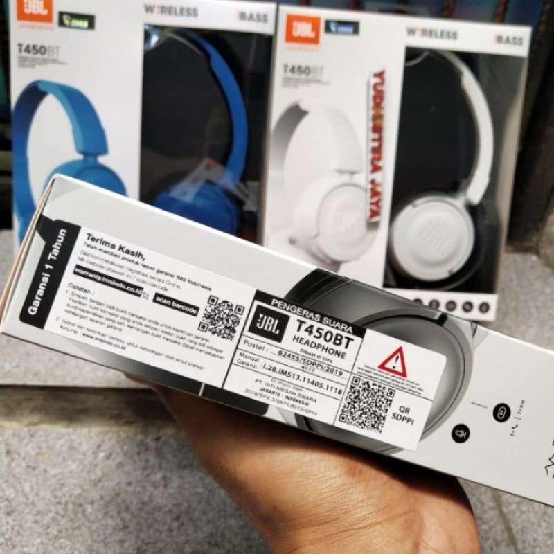 Promo JBL T450bt headphone Bluetooth Original Resmi IMS Diskon 33