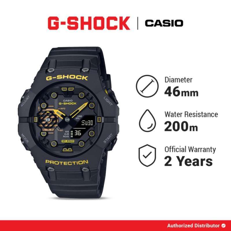 Promo Jam Tangan G-Shock Yellow Scheme Ga-b001cy-1adr Analog