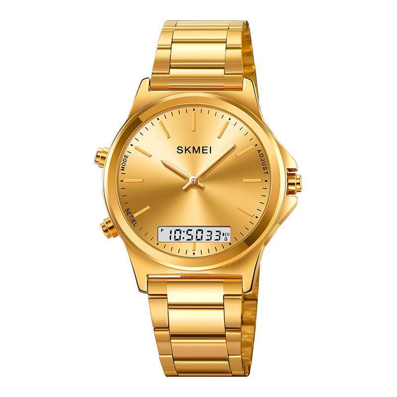 Promo Jam Tangan Pria Skmei 2120gdgd Men Digital Analog Gold Dial Gold Stainless Steel Strap machtwatch Diskon 67 Di Seller Machtwatch Official Store Kedoya Utara 2 Kota Jakarta Barat Blibli