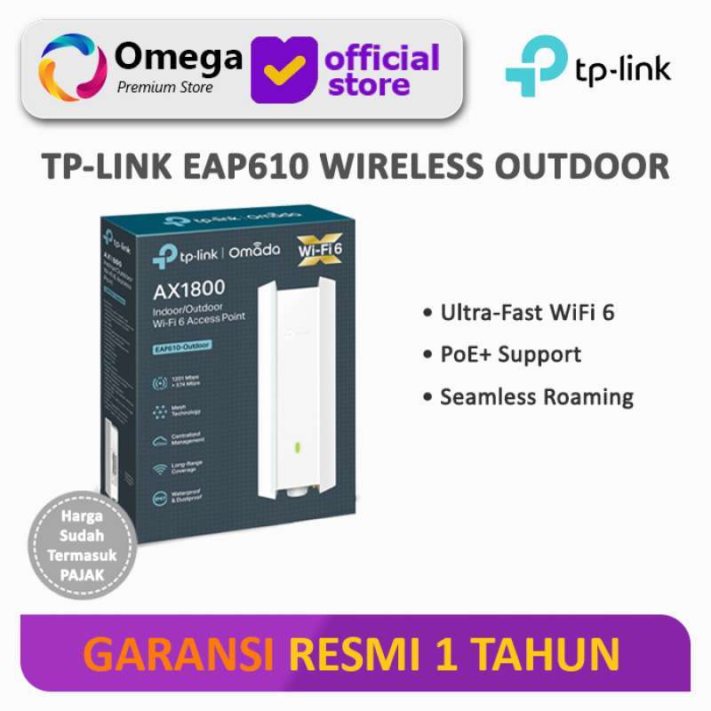 Point d'accès TP-Link WiFi6 Indoor-Outdoor / EAP610-OUTDOOR