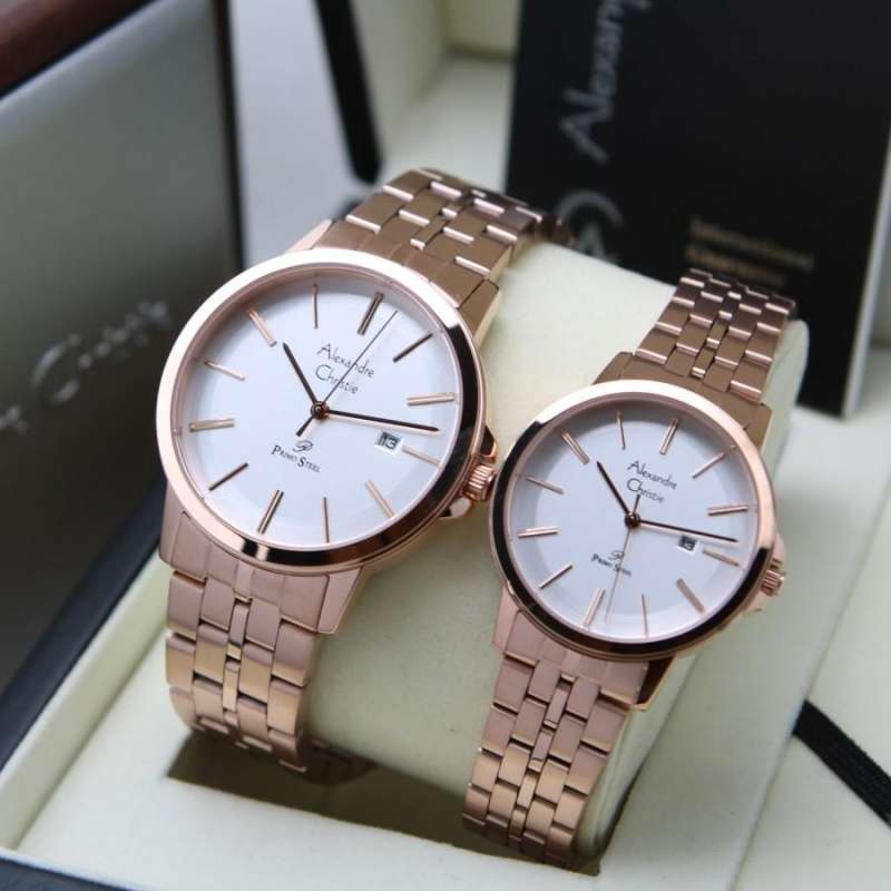 Jual Jam Tangan Couple Alexandre Christie AC 1036 Original