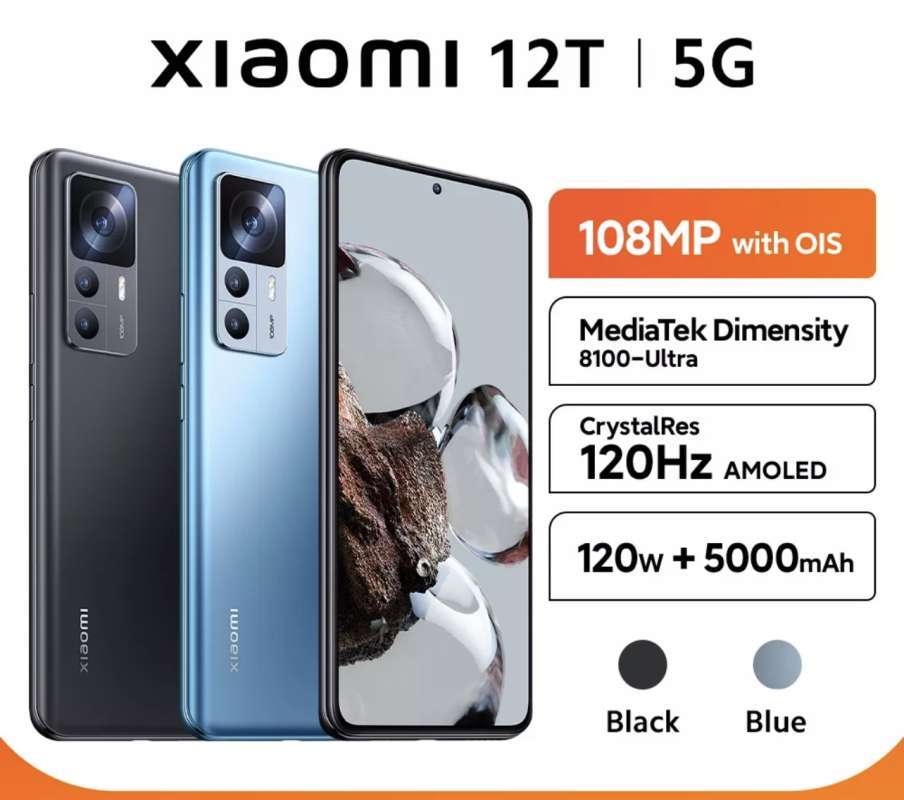 Jual Xiaomi Mi 12 T - Blue di Seller Ren communication - Sumur