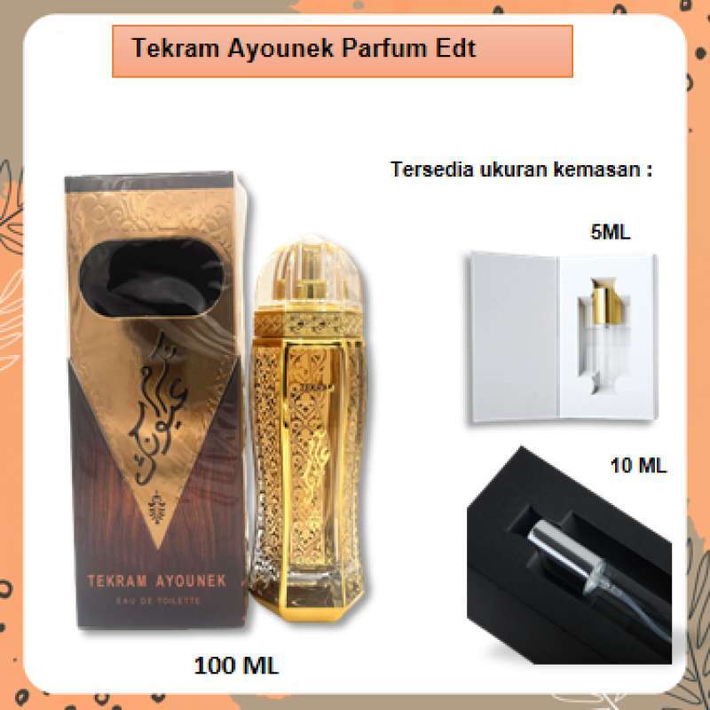 Parfum Pria Wanita Tekram Ayounek eau de toilette Parfume Spray 5ml 10ml 100ml
