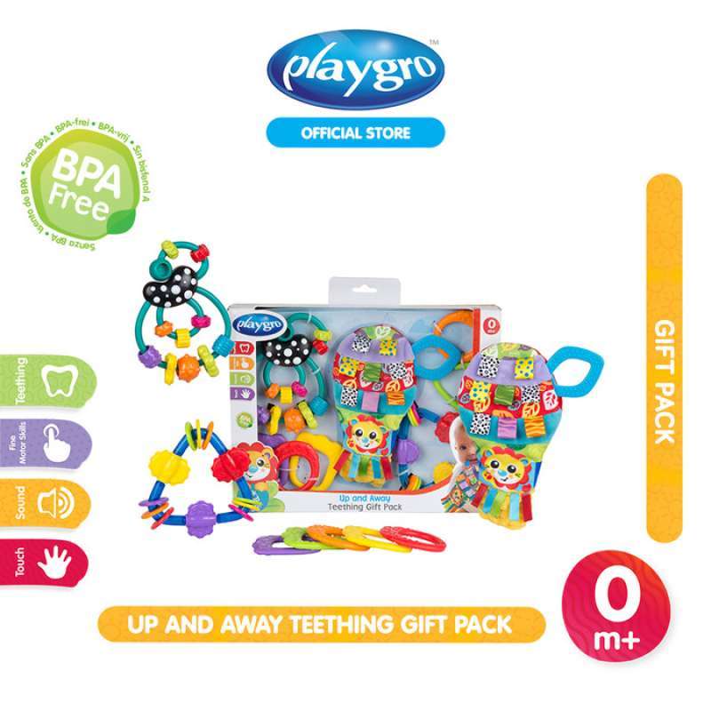 Jual Playgro Up And Away Teething Gift Pack di Seller Tummy Store