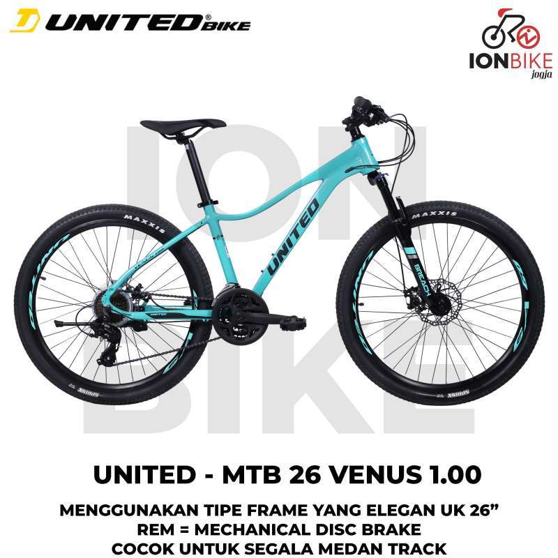 Jual Sepeda MTB 26 United Venus 1.0 Alloy Model Frame Pendek