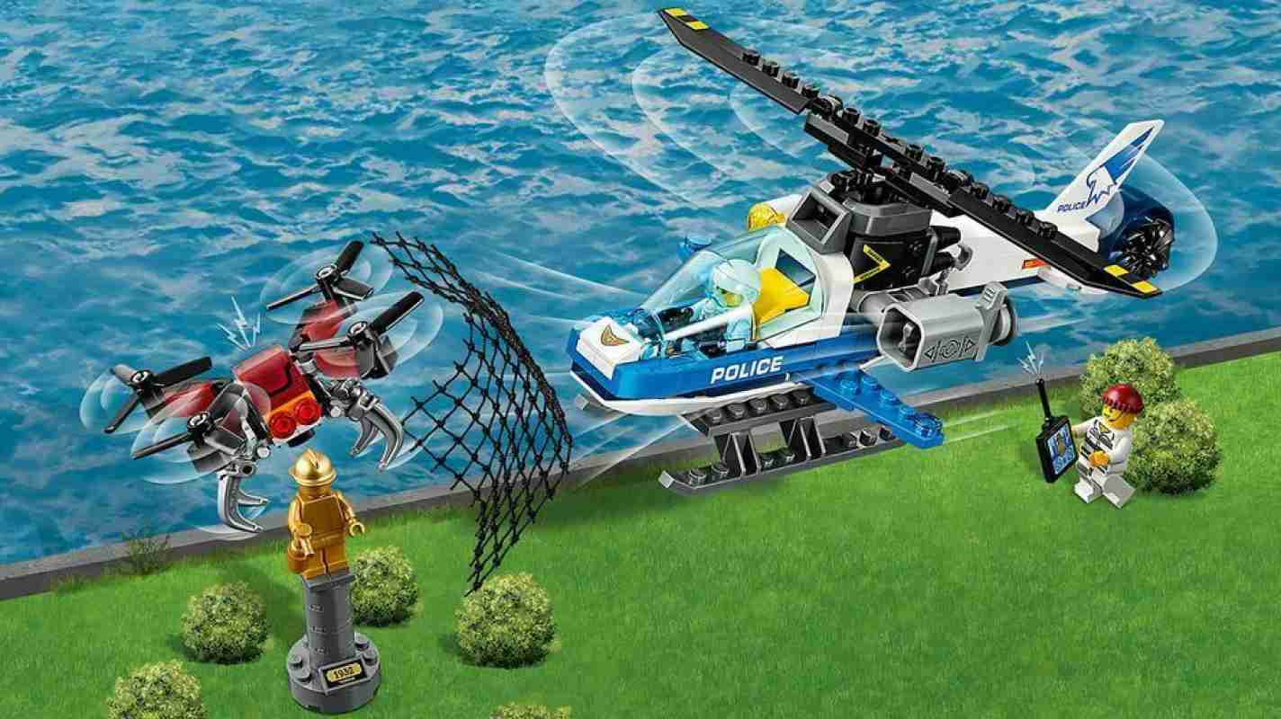 Jual LEGO City 60207 Sky Police Drone Chase Set Building Kid Toy