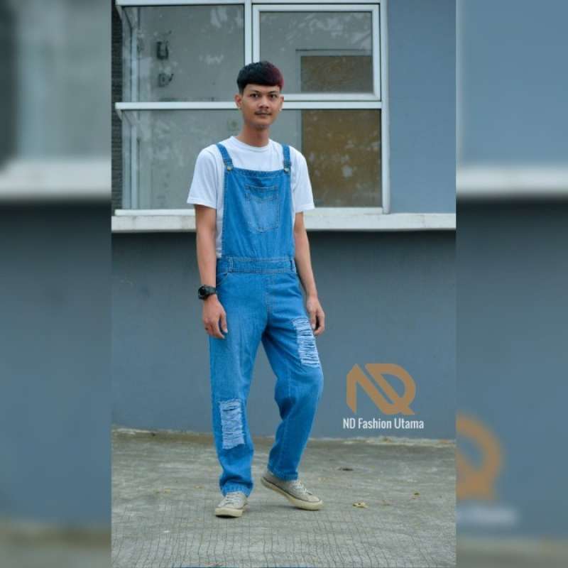 Jual Terjangkau Baju Celana Overall Jumper Werpak Kodok Jeans Pria