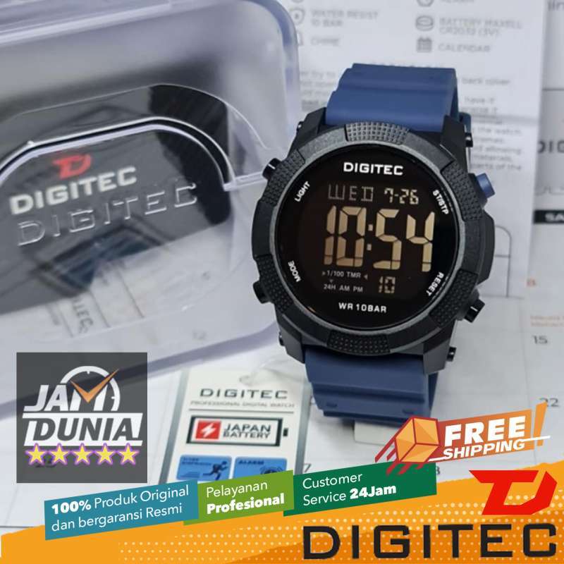 Dg 5189 Digital Watch New DIGITEC デジタル腕時計 DG-5204T BISA COD 