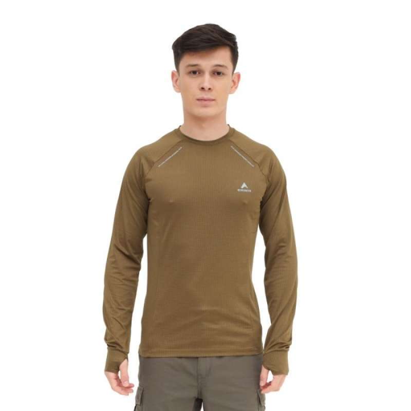EIGER MT. LEUSER LS BASELAYER T SHIRT Olive XXL