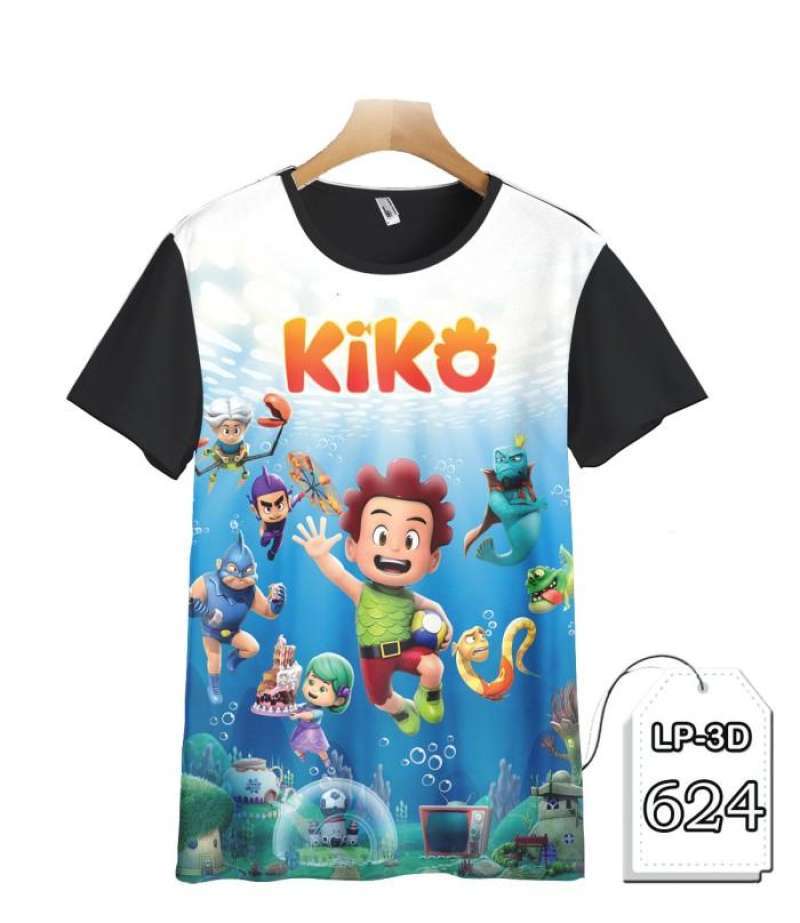 Jual Kaos Kiko Kaos Cartoon Animasi Anak LP3D 624 di Seller Lapak