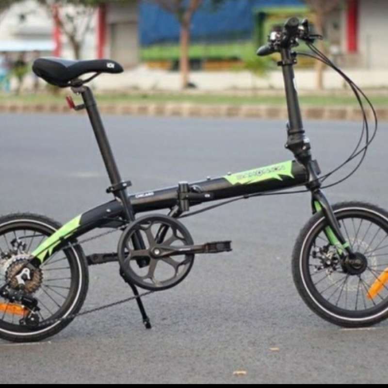 sepeda lipat dahon ion chicago 16 inch 7 speed black