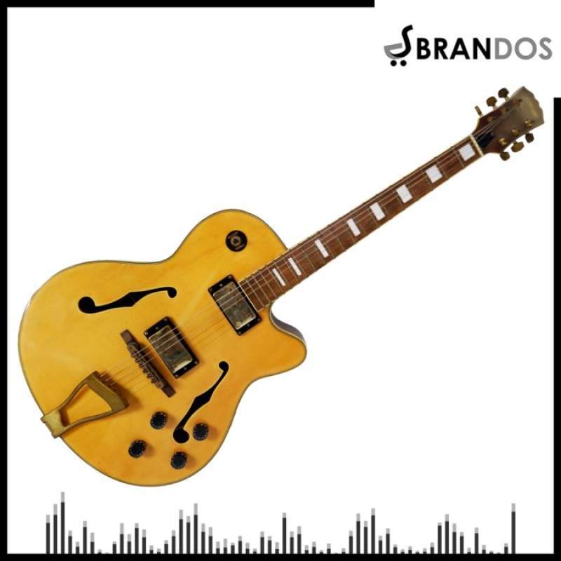 Jual Gitar Elektrik Akustik Jazz Hollow Body Stagg A350 Natural