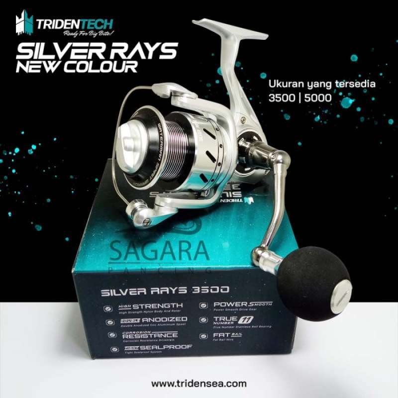Reel Tridentech Silver Rays New Colour Reel Pancing Spinning