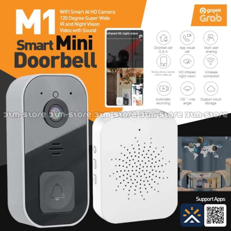 M1 smart doorbell discount
