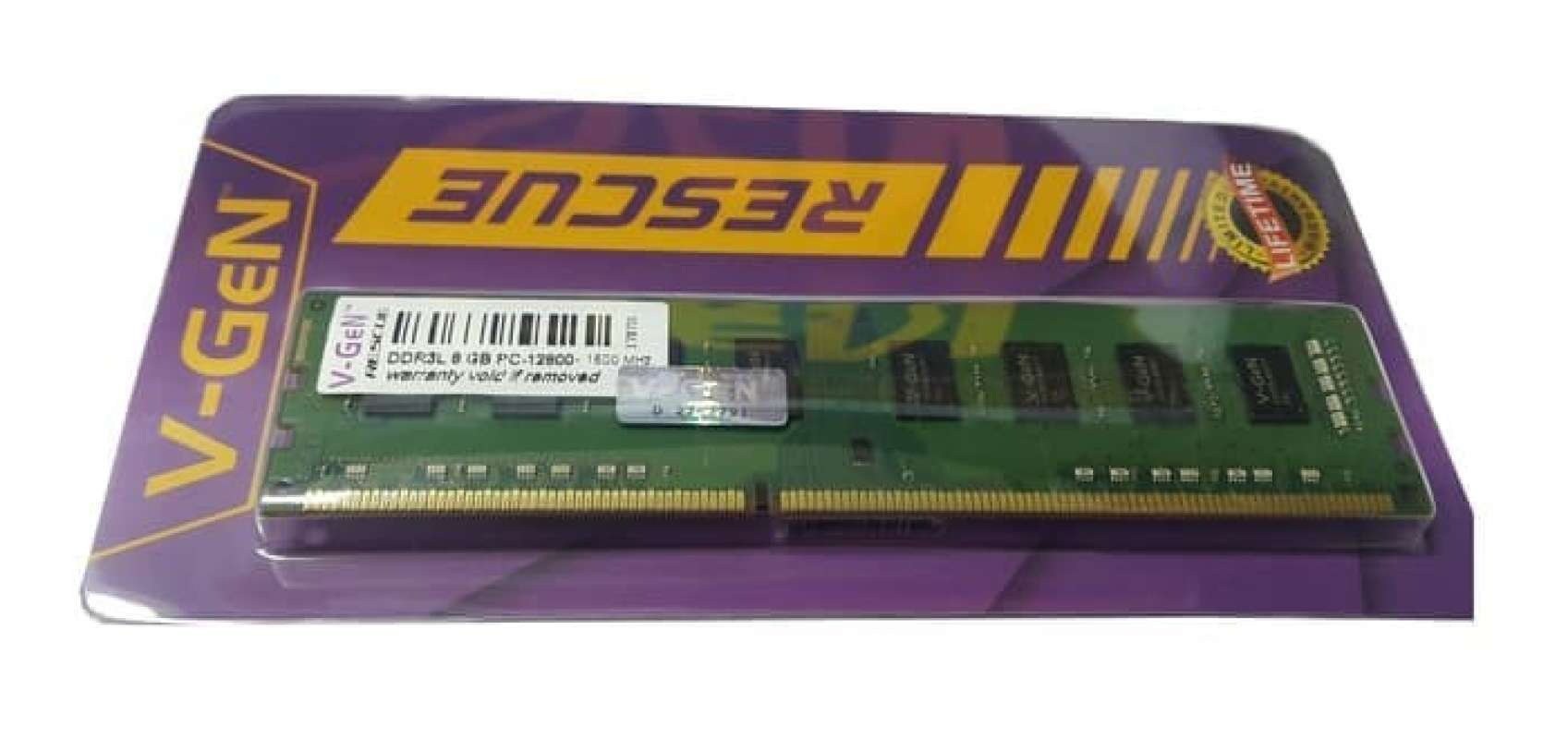 RAM DDR3 V-GeN RESCUE 8GB PC12800/1600Mhz LongDimm (Memory PC VGEN)