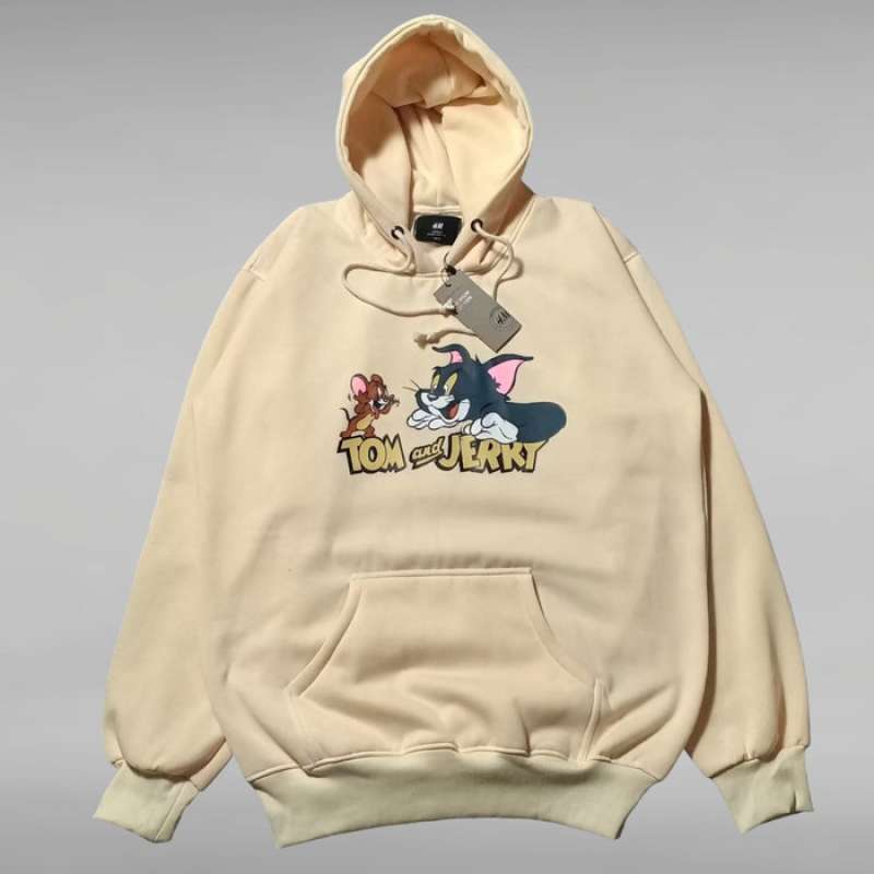 Jual Hoodie Pria H M Tom Jerry Original Distro Jaket Keren Sweater