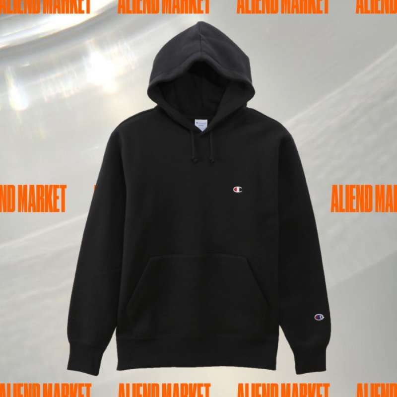 Jual Champion Hoodie Basic C Logo Black Original di Seller Plaza