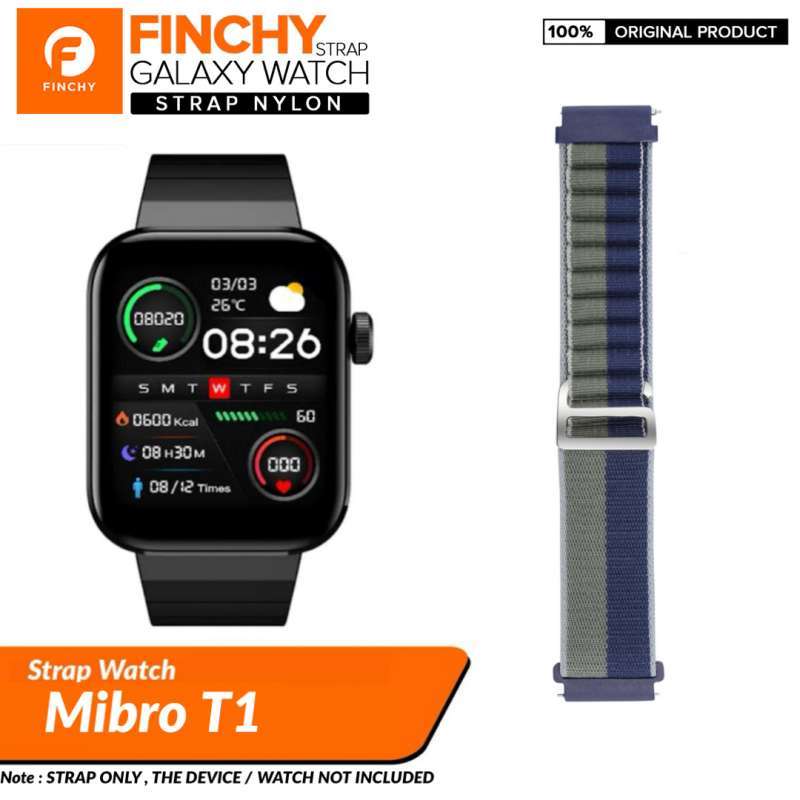 Promo Finchy Nylon Strap Xiaomi Mibro T1 Replacement Wristband
