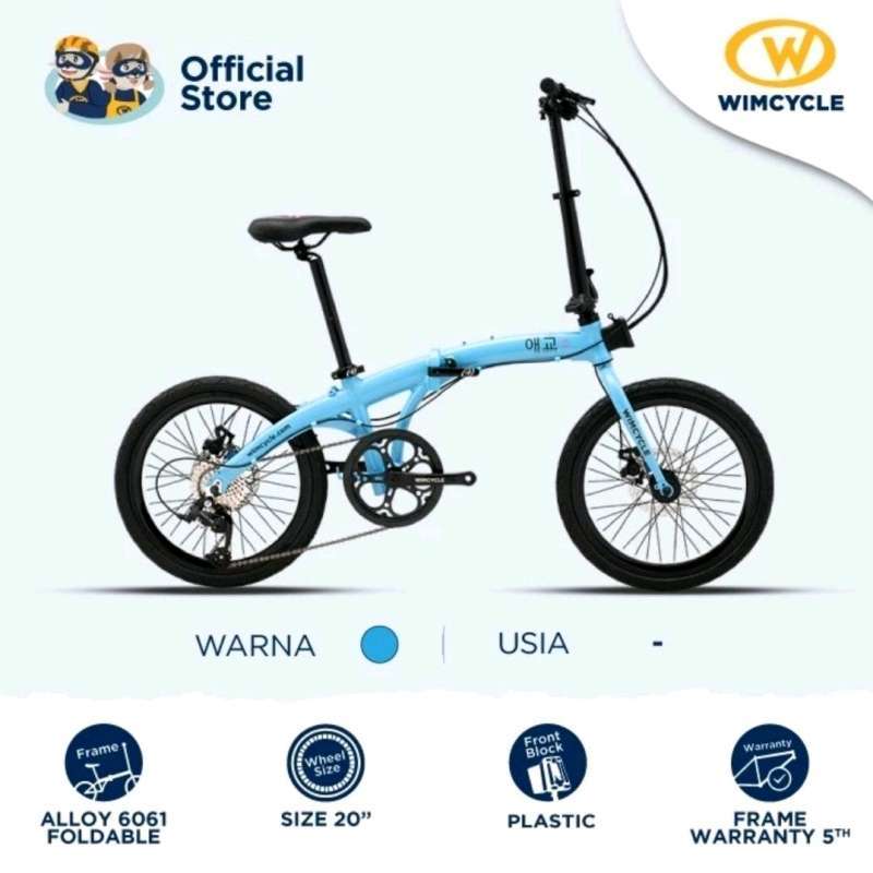 Sepeda Lipat Aegyo 20 inc Wimcycle foldingbike