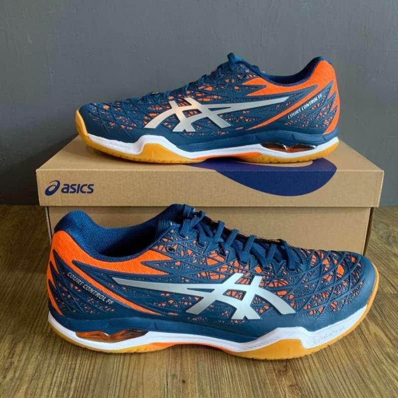 Jual Seri JP Sepatu Badminton Asics Court Control FF Mako Blue