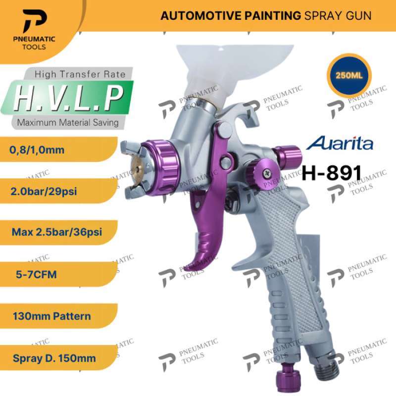 Jual Spray Gun AUARITA H891 HVLP Automotive Painting Spray Gun H