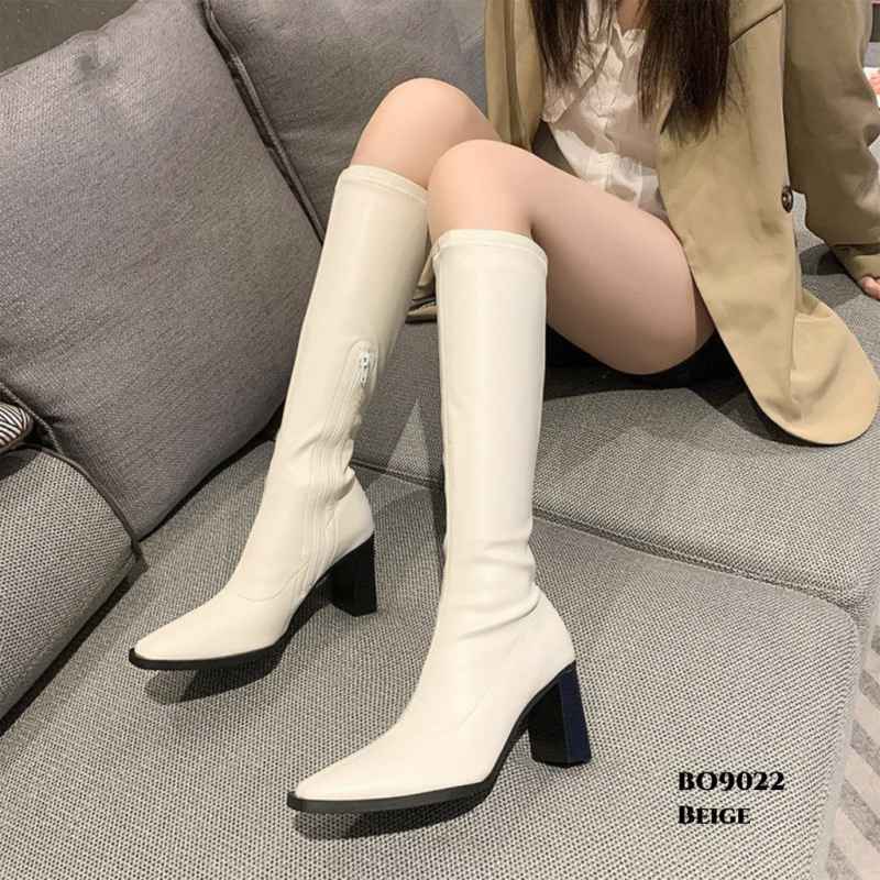 Sepatu high sales heels boots