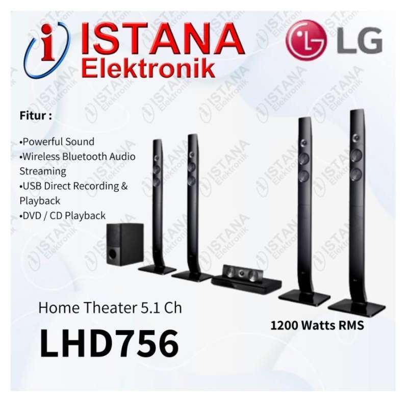 Jual LG SPEAKER TALL BOY SERIES HOME THEATER 5.1 CH WATT 1200 RMS
