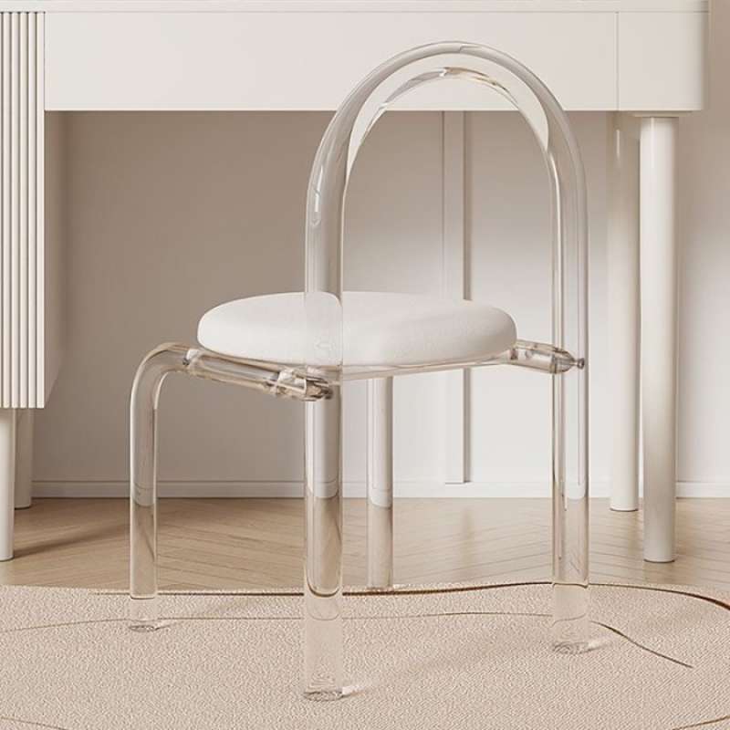 Acrylic cheap vanity chair