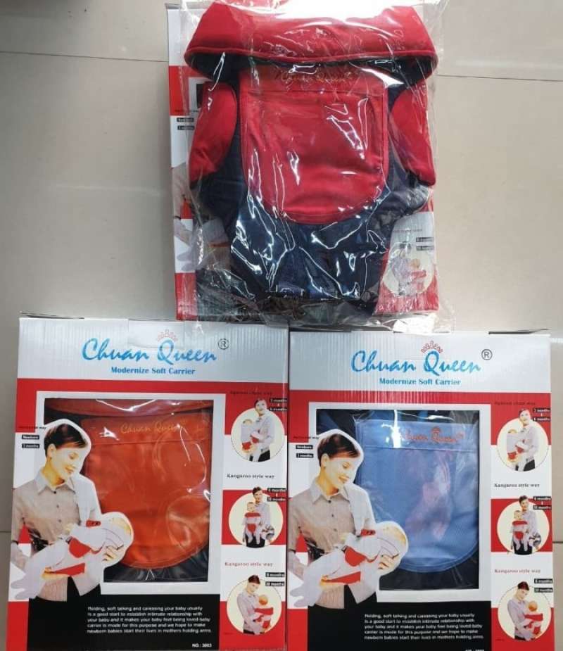 Promo Gendongan Bayi Chuan Queen 4 in 1 Baby Carrier Merah