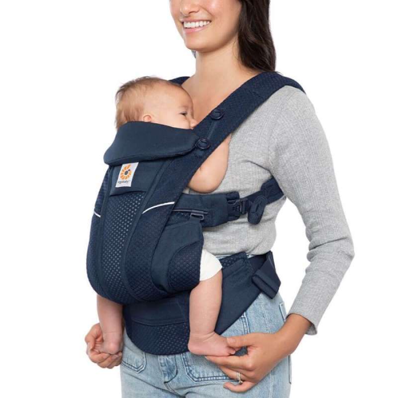 Promo Ergobaby Omni Breeze Baby Carrier Blue Gendongan Bayi