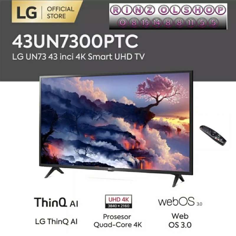 Promo LED TV LG 43UN7300 SMART TV UHD 4K MAGIC REMOTE 43UN7300PTC