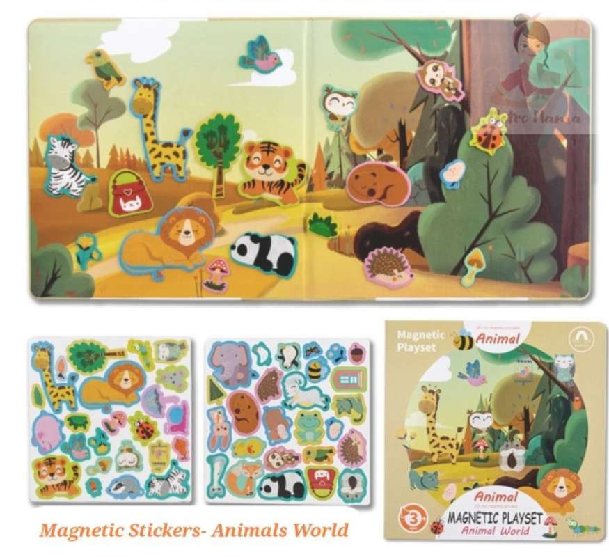 Jual Magnetic box set / magnetic book / buku magnet anak