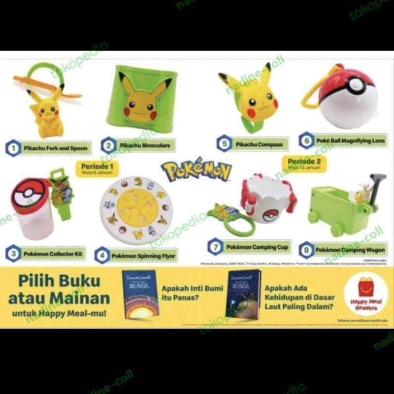 Mainan mcd sale pokemon