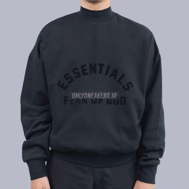 ESSENTIALS FOG SS23 JET BLACK SWEATSHIRT (100% AUTHENTIC)