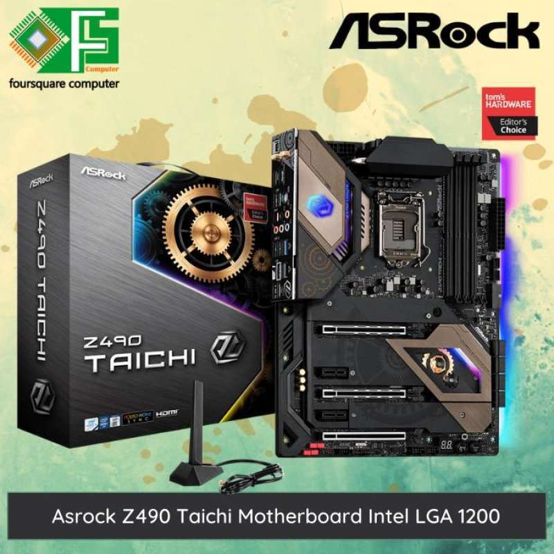 Asrock Z490 Taichi Motherboard Jual Motherboard Asrock Z490 Taichi