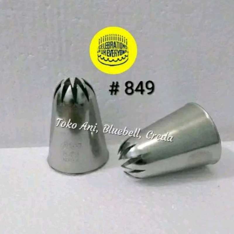 Jual Ateco Closed Star Pastry Piping Tip Ateco Spuit Bunga No