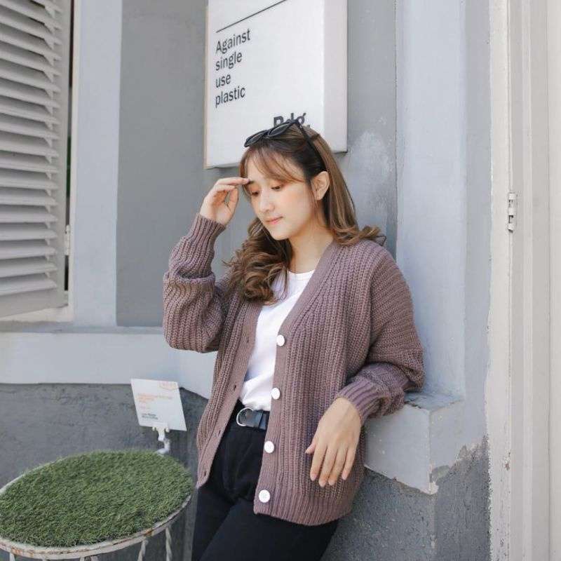 Promo Cardigan Rajut Oversize Wanita Premium Carla Burgundy Diskon 91 Di Seller Lovalotta.id Cipedak Kota Jakarta Selatan Blibli