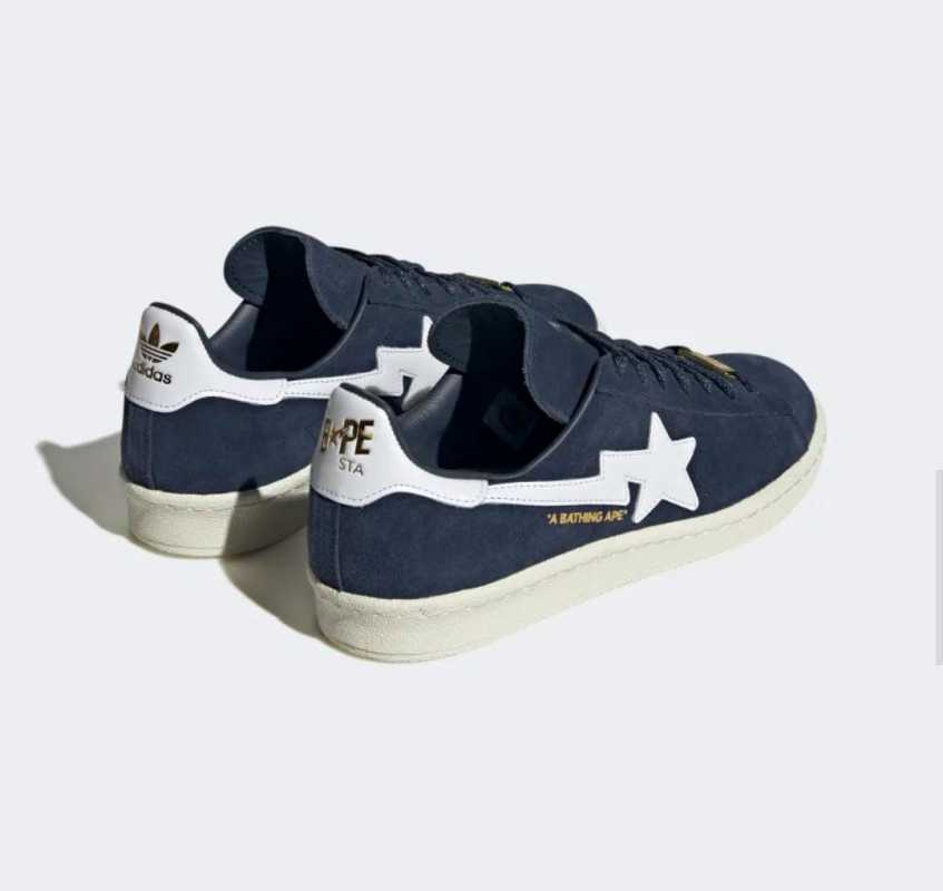 Adidas Bape Sta Campus 30th Anniversary Navy