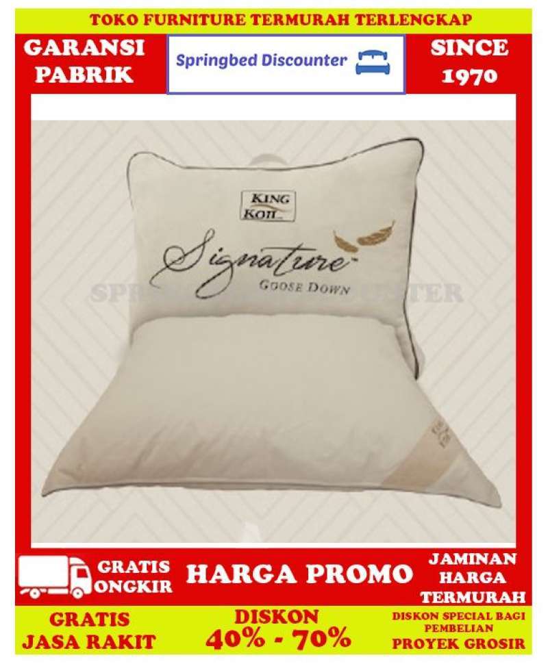 Jual Bantal Tidur Kepala Pillow King Koil Signature Goose Down